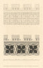 Frieze & Battlements in the old House of Commons by J.T. Smith. Westminster 1805