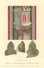 Sculpture & Painted Glass from St. Stephen's Chapel, Westminster. JT Smith 1807