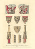 Sculpture from St. Stephen's Chapel, Westminster #1 by J.T. Smith 1807 print