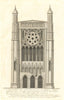 The East end of St. Stephen’s Chapel, Westminster, by J.T. Smith 1807 print