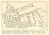 Fisher's Plan of the Royal Palace of Whitehall in 1680 by J.T. Smith 1807 map