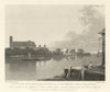 South View of Westminster from Nine Elms, Battersea by Robert Freebairn 1808
