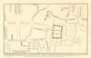 Plan of Dean's Yard, Smith Street & Westminster Abbey, 1734. J.T. Smith 1807 map