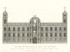 The front of Northumberland House, Westminster, by Richard Sawyer 1809 print