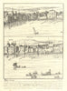 Westminster and Strand sections of Visscher's panorama, by Richard Sawyer 1809
