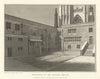 Westminster. Entrance to the College Hall. Aquatint by J.T. Smith 1809 print