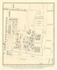 Plan of Peterborough House, the Earl of Grosvenor's residence. JT Smith 1807 map