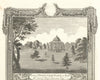 Foots Cray Place, Sidcup, Kent. Benjamin Harence. Burnt down 1949. WALPOOLE 1794