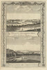 Views from Richmond Hill & Greenwich Park. City of London. WALPOOLE 1794 print