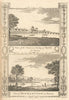 The Town & Bridge of Kew. Roehampton, Mortlake & Grove Park. WALPOOLE 1794
