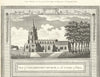Chelmsford Cathedral Church of St Mary the Virgin, Essex. WALPOOLE 1794 print