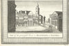 Market Place and St Peter & St Paul's Church, Blandford Forum. WALPOOLE 1794