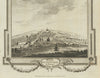 A view of the town of Guildford in Surrey. WALPOOLE 1794 old antique print