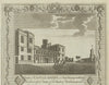 Castle Ashby House, seat of the Earl of Northampton. WALPOOLE 1794 old print
