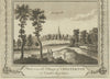 A view near the village of Chesterton, Cambridge. WALPOOLE 1794 old print