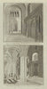 St. Alban's Cathedral Church. South Transept & Aisles. WALPOOLE 1794 old print