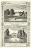 Fulham Palace. Lord Stormont's house, West Hill, Wandsworth. WALPOOLE 1794