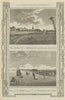 Chelsea with Battersea Bridge & the Old Church. Northfleet, Kent. WALPOOLE 1794