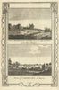 Views of Hampton Court, from East Molesey & Chertsey, in Surrey. WALPOOLE 1794