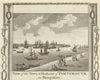 View of the Town & Harbour of Portsmouth, from Gosport. WALPOOLE 1794 print