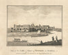 View of the Castle & Palace of Windsor, in Berkshire. WALPOOLE 1794 old print