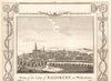 Perspective view of the city of Salisbury in Wiltshire. WALPOOLE 1794 print
