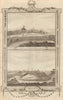 North West view of Gloucester & South West view of Shrewsbury. WALPOOLE 1794