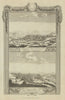 View of the cities of Bath & Bristol. Somerset & Gloucestershire. WALPOOLE 1794