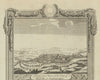 Perspective view of the city of Bath in Somersetshire. WALPOOLE 1794 old print