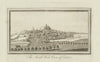 The south west view of the city of Exeter, Devon. WALPOOLE 1794 old print