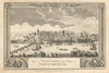 View of Newcastle upon Tyne, in Northumberland. WALPOOLE 1794 old print