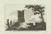 The Square Tower of Keep of the ancient castle of Guildford. WALPOOLE 1794