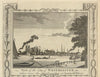 View of Westminster from Lambeth Palace. Abbey, Hall & Bridge. WALPOOLE 1794
