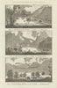English Lakes. Derwentwater, Bassenthwaite & Windermere. WALPOOLE 1794 print