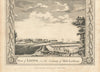 View of Leith, in the County of Mid-Lothian. Scotland. WALPOOLE 1794 old print