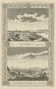 Montrose, Angus-shire & 'Channery' (Fortrose), Ross-shire. WALPOOLE 1794 print