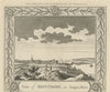 View of the town of Montrose, in Angus-shire, Scotland. WALPOOLE 1794 print
