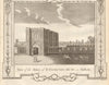 Perspective view of Bury St. Edmund's Abbey, Suffolk. WALPOOLE 1794 old print