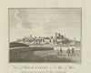 View of Peel Castle, Isle of Man. 'Peele Castle'. WALPOOLE 1794 old print