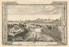 A Prospect of Dublin, the Capital of Ireland. WALPOOLE 1794 old antique print