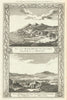 View of Bray & Bray Head, Wicklow, and Dublin Bay, Ireland. WALPOOLE 1794