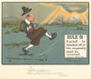 GOLF. Charles Crombie. RULE III. If ball is knocked off the tee. Original 1905