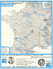 Tour de France - Cyclisme Magazine. Cycling route poster map 54x42cm 1973