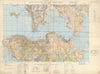 Hong Kong and the New Territories Sheet 19 Victoria Harbour. War Office 1952 map