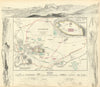 ATHENS. Αθήνα. Antique town city map plan; inset Acropolis. SDUK 1847 old