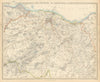 EDINBURGH & ENVIRONS. Leith Linlithgow Peebles Haddington. SDUK 1847 old map