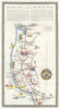 Southern Pacific Lines - Best Way to See the Pacific Coast. Pictorial 1928 map