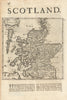 Scotland by Herman Moll 1701 old antique vintage map plan chart