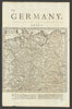 Germany by Herman Moll. Central Europe. Czechia Austria Switzerland 1701 map