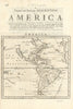 America by Herman Moll. North & South America. Insular California 1701 old map